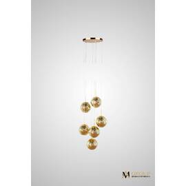 Каскадная люстра AM Group AM352-6GL