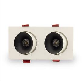 Встраиваемый светильник AM Group AM480-2 BK+WH 15,4W