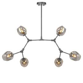 Люстра на штанге AM Group LOFT-6 BK