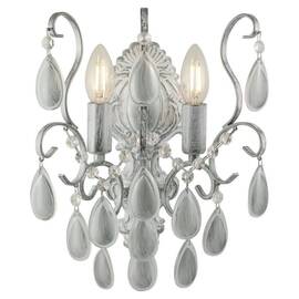 Настенный светильник AM Group MONICA AP2 SILVER