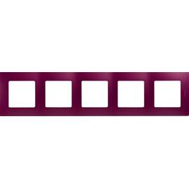 Рамка 5-я, сливовый, универсальная