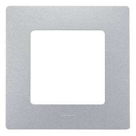 Рамка 1-постовая Legrand Etika алюминий 672551