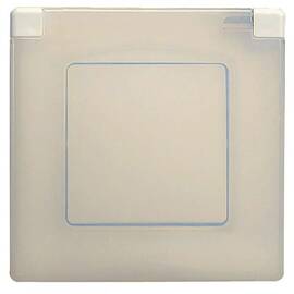 Рамка 1-я с крышкой ip44, слоновая кость