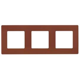 Рамка 3-постовая Legrand Etika какао 672573