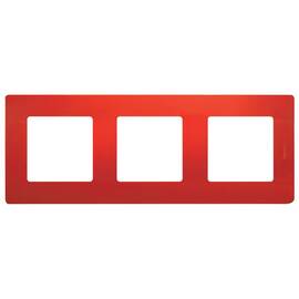 Рамка 3-я, красный, универсальная