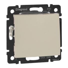 Переключатель одноклавишный промежуточный Legrand Valena 10A 250V слоновая кость 774307