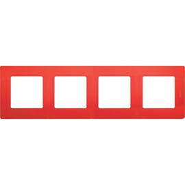 Рамка 4-я, красный, универсальная