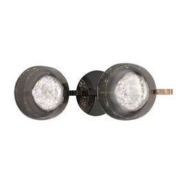 Настенный светильник Delight Collection MT9128-2W pearl black/smoke