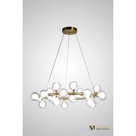 Подвесная люстра AM Group AM470 D700 POLISHED GOLD