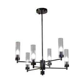 Люстра на штанге AM Group INDIGO SP6 PEARL BLACK