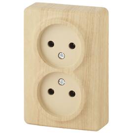 Розетка 2х2P Эра 11-2202-11 Б0020684