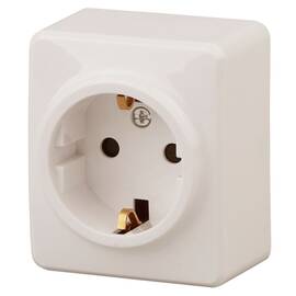 Розетка 2P+E Schuko со шторками Эра 11-2204-02 Б0020689