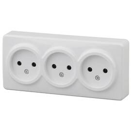 Розетка 3х2P Эра 11-2207-01 Б0020697