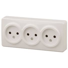 Розетка 3х2P Эра 11-2207-02 Б0020698