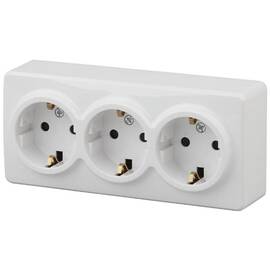 Розетка 2P+E Schuko Эра 11-2208-01 Б0020700