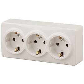 Розетка 2P+E Schuko со шторками Эра 11-2209-02 Б0020704