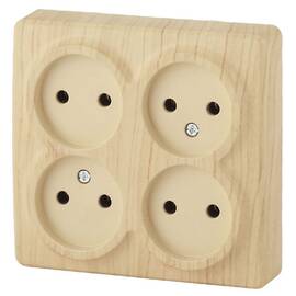 Розетка 4х2P Эра 11-2210-11 Б0020708