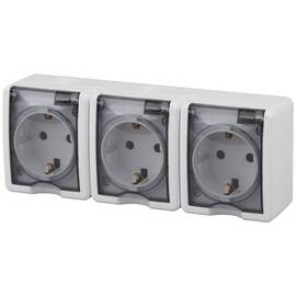 Розетка 3х2P+E Эра 11-2405-01 Б0020720