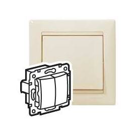 Переключатель двухклавишный Legrand Valena Classic 695604