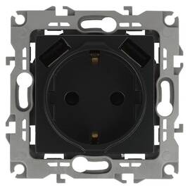 Розетка 2P+E со шторками и 2xUSB Эра 14-4109-05 Б0047871