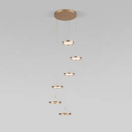 Каскадная люстра Eurosvet Crespella 90034/6 золото a069295