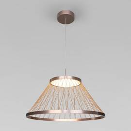 Подвесная люстра Eurosvet Cesta 40017/1 LED коричневый a069288