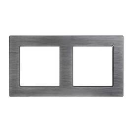 Рамка на 2 поста Arlight FRM-PRESTO-ALS-2-GR 043856