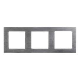 Рамка на 3 поста Arlight FRM-PRESTO-ALS-3-GR 043858