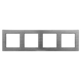 Рамка на 4 поста Arlight FRM-PRESTO-ALS-4-GR 043863