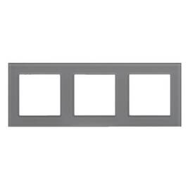 Рамка на 3 поста Arlight FRM-GLARE-GS-3-GR 043801