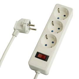 Сетевой фильтр 3-местный с/з Stekker Optima HM20-31-03 50087