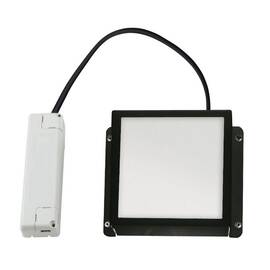 Встраиваемый светильник Uniel Grilyato mini ULP-1010 7W/4000К IP40 GRILYATO OPAL BLACK UL-00012449