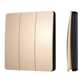 Кнопочная панель Arlight KINETIC-801-22-3G-WP-SUF Gold (No battery, IP67, 433Mhz) 051677