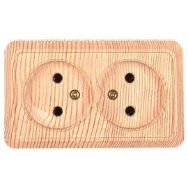 Розетка двойная 2П General Альфа 477040