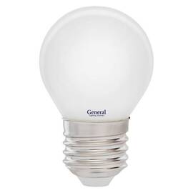 Филаментная светодиодная лампа General GLDEN-G45S-M-8-230-E27-4500 654600