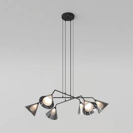 Подвесная люстра Eurosvet Enigma 70161/6 черный Smart a069046