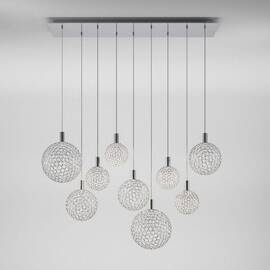 Каскадная люстра Eurosvet Gemini 90353/9 хром a069039