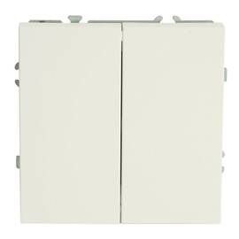 Выключатель двухклавишный Stekker Эмили RSW10-5111-01 50162