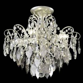 Потолочный светильник Crystal Lux ESMIRALDA PL4 SILVER