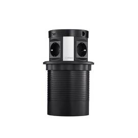 Блок розеток 107J (4 секции, 2 USB и RJ-45) Mebax 00-00001466