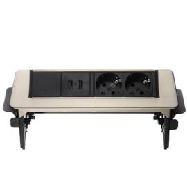 Блок розеток 47 (4 секции и 2 USB) Mebax 00-00000829