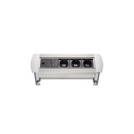 Блок розеток MX-117 (3 секции, 2 USB и RJ-45) Mebax 00-00001184