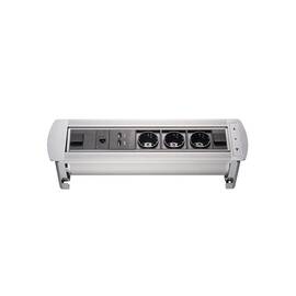 Блок розеток МХ-107 (3 секции, 2 USB и RJ-45) Mebax 00-00001185
