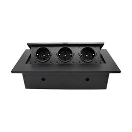 Блок розеток MX-226 (J) (3 секции полуавтоматический без кабеля питания) Mebax 00-00002879