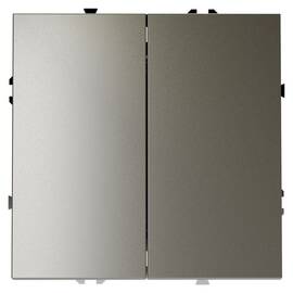 Выключатель двухклавишный Voltum S70 VLS020104