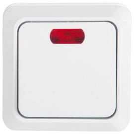 Выключатель 1-клавишный General Альфа 477001