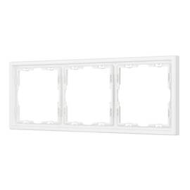 Рамка пластиковая Arlight FRM-NOBE-SFPL-3-WH 054219