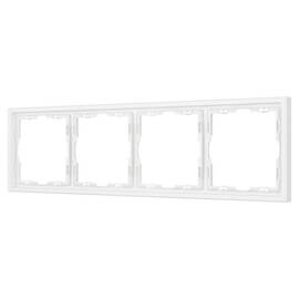 Рамка пластиковая Arlight FRM-NOBE-SFPL-4-WH 054223