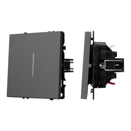 Механизм выключателя одноклавишный непроходной Arlight LED SWT-NOBE-MK01-SFPL-L-GR (230V, 10A) 05426