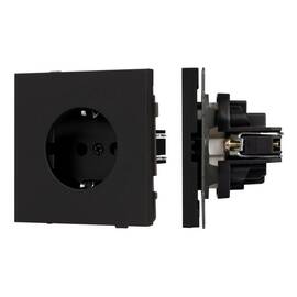 Механизм электрической розетки Arlight SCT-NOBE-MEU1-SFPL-BK (230V, 16A) 054277